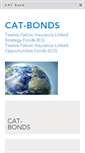 Mobile Screenshot of catbond.com