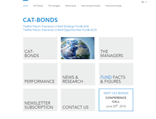 Tablet Screenshot of catbond.com